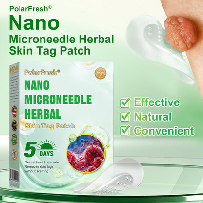 PolarFresh® Nano Microneedle Herbal Skin Tag Patch